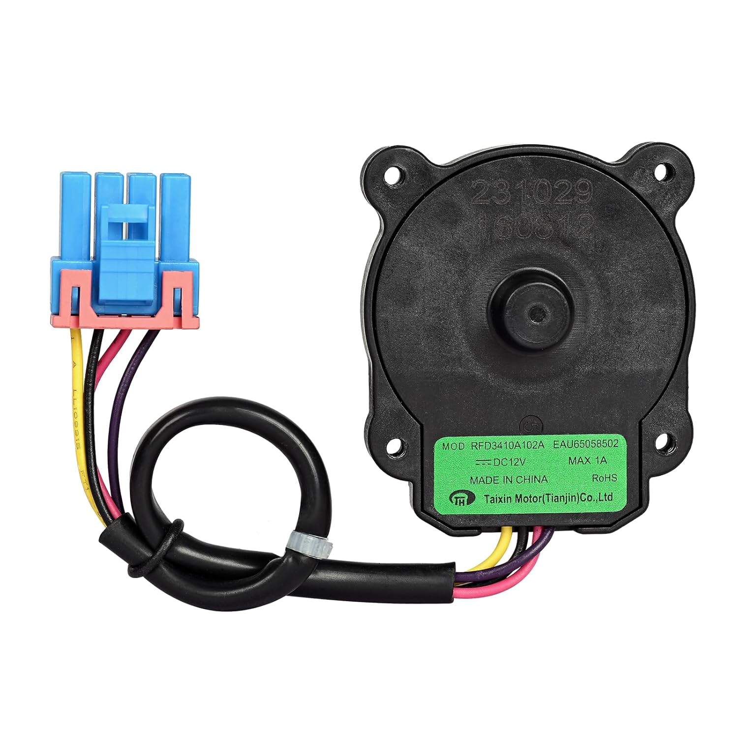 OEM EAU65058502 Refrigerator Condenser Fan Motor Fit for LG Freezer Evap Replace RFD3410A102A, AP7178309, PS16662422, EAP16662422