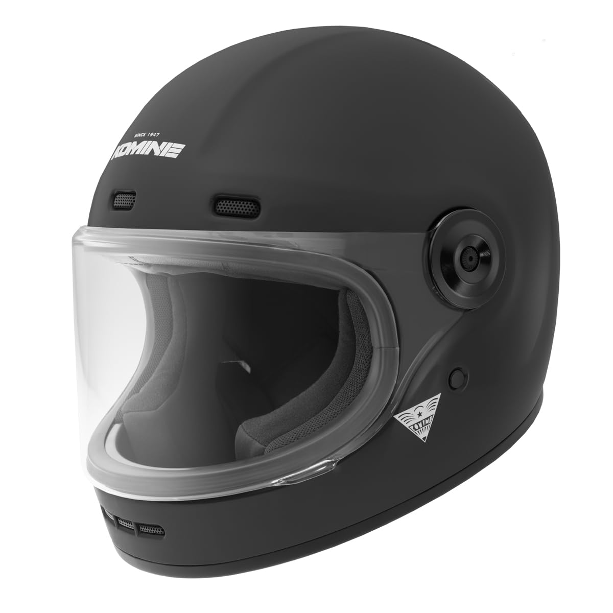 

KOMINE Neo Retro Full Face Motorcycle Mat Black L HK-190 Helmet,