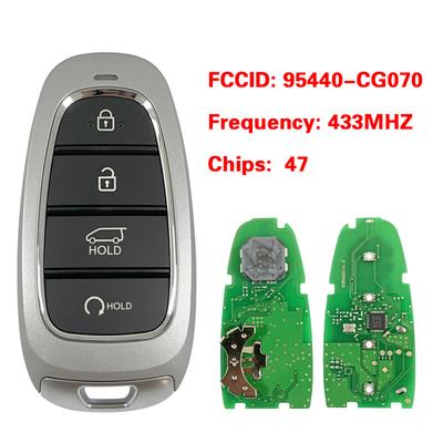 Aftermarket 4 Buttons Smart Remote Key 433 MHz 47 Chip # 95440-CG070 For Hyundai