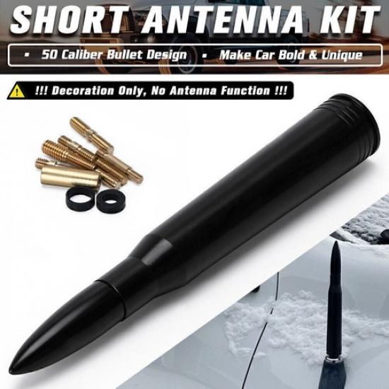 BULLET ANTENNA 50 CAL CALIBER for CHEVY GMC TRUCK SUV SILVERADO SIERRA DENALI