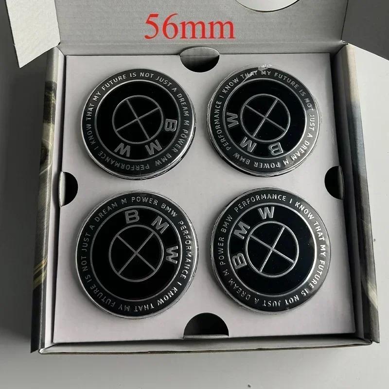 -4pc 56/68mm BMW 50th Anniversary Floating Wheel Center Caps For BMW G11 G12 G30 G31 G32 G08 G05 F46 F49 F39 F90 Auto Accessorie