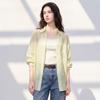 Sancai Acetate Blend Loose Mid-Length Shirt