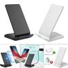 15W Fast Wireless Charger Overheating Protection Enabled 2 Coils for iOS Black