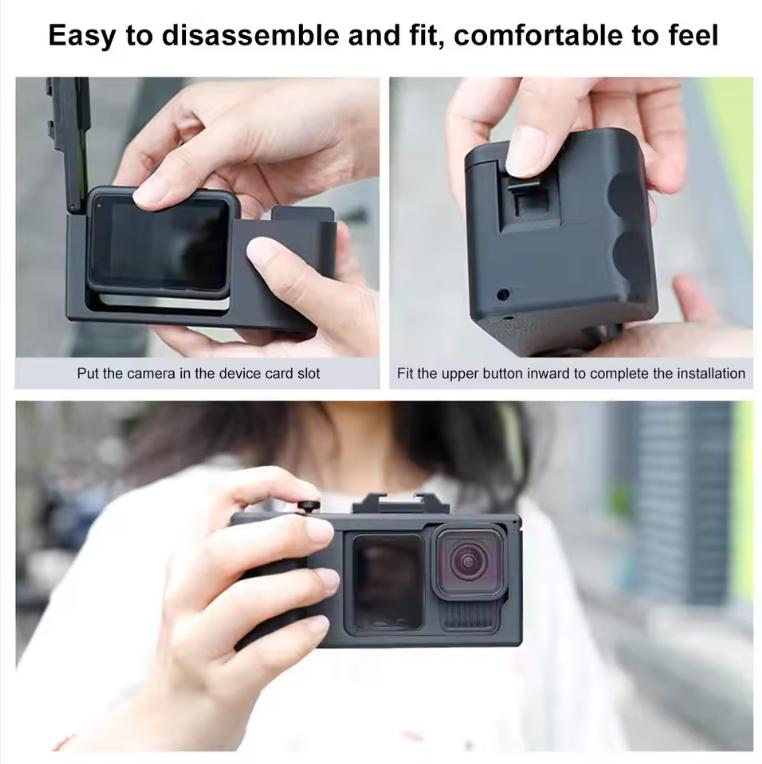 Street Photography Handle Grip Vlog Holder Combo Camera Holder For GoPro 9/10/11/12/13 Camera Grip Camera Accessories
