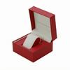 Flipwatch Storage Box Lambskin Texture PU Leather Watch Hinged Lid Timepiece Holder