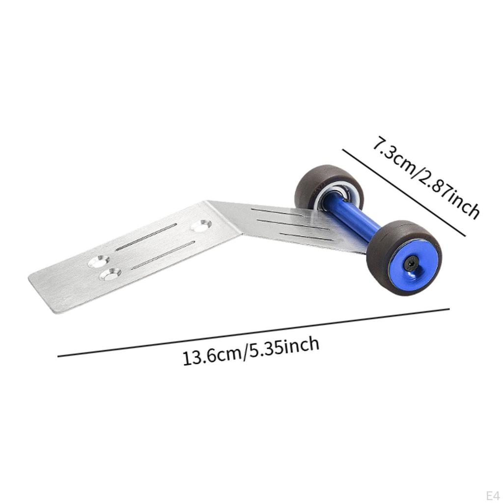 RC Wheelie Bar Heads Up Wheel Professional Easy To Install Part Upgrades for 1/10 DIY Accs