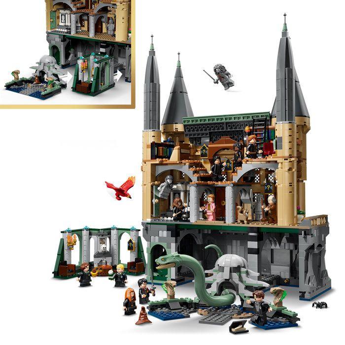LEGO Harry Potter 76473 Le château de Poudlard : l'Aile Est - Jeu des 10 ans - Décoration
