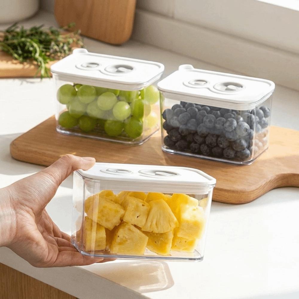 Durable Sealed Crisper Vacuum Fresh-keeping Box Organizer Food Storage Container  Household