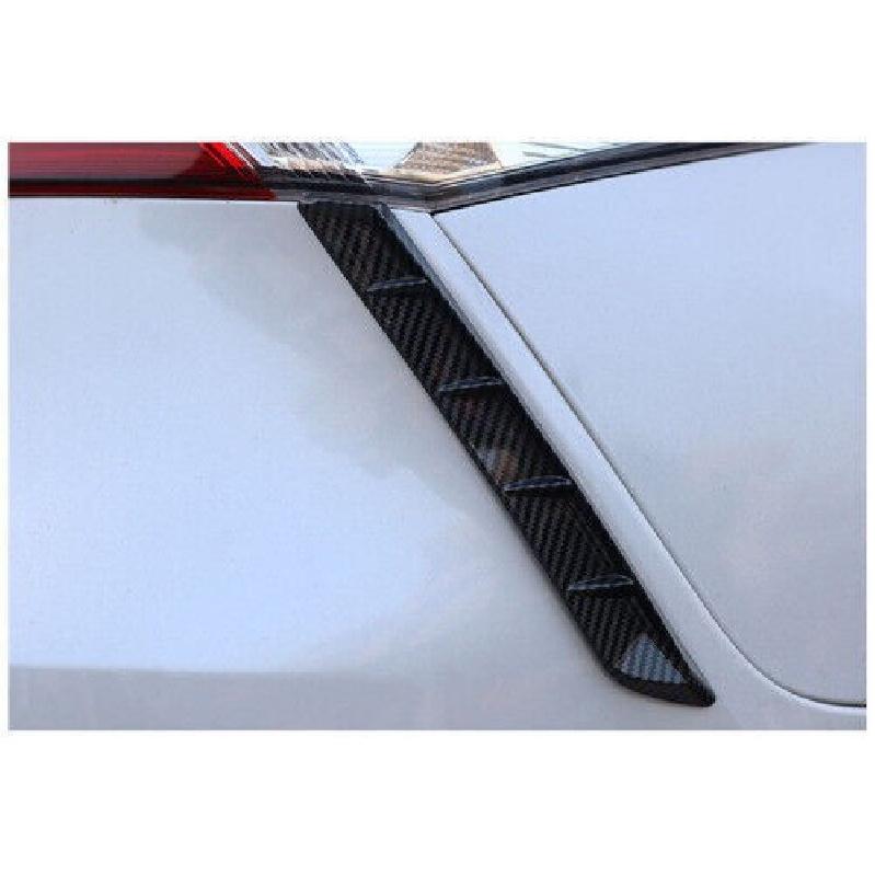Carbon Fiber Exterior Tail Light Lamp Lower Strip Trim For Toyota Camry 2018-23