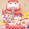 Simulation Dentist Box Doctor Pretend Role Play Kit Pretent Play Educational Game Stethoscope Doctor Set Blue/Pink