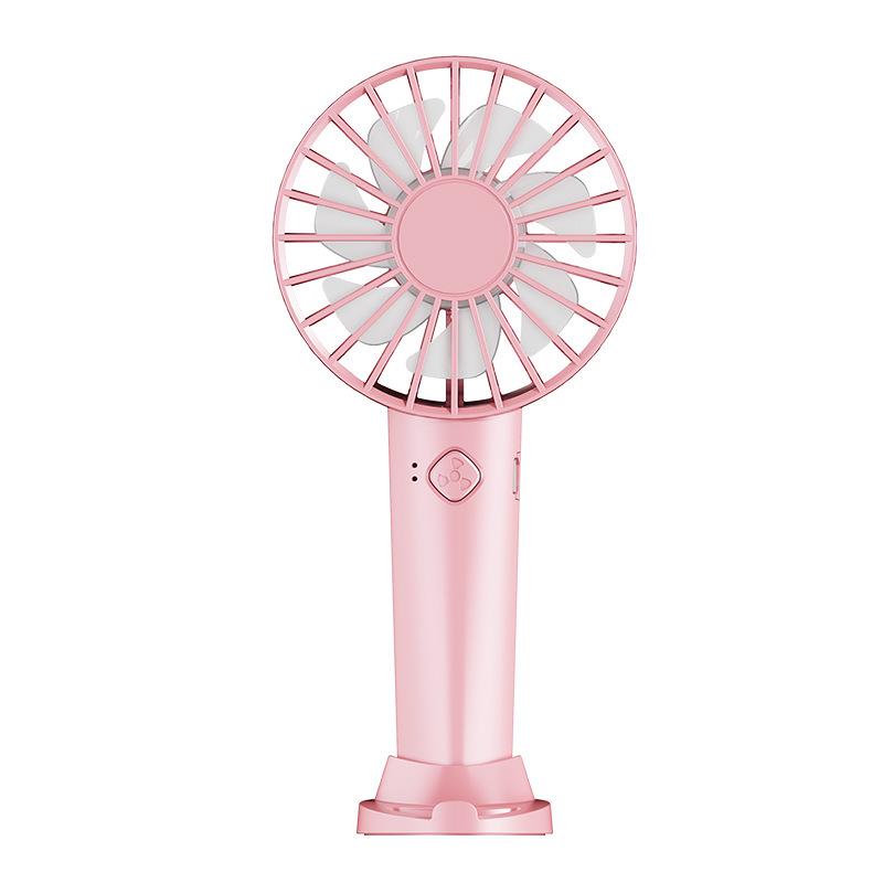 

Portable USB Mini Handheld Fan - Silent, Powerful Breeze for Outdoor Summer Cooling 150mm розовый