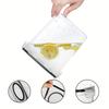 New Kitchen Food Storage Tank Miscellaneous Grain Storage Box 2L Set Transparent PP Sealed and Waterproof Storage Container
