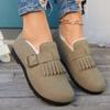 Fashion Women Flats Fringe Loafers Short Plush Warm Shoes Winter Brand New Sneakers 2025 Trend Casual Sport Snow Boots Mujer Zapatos
