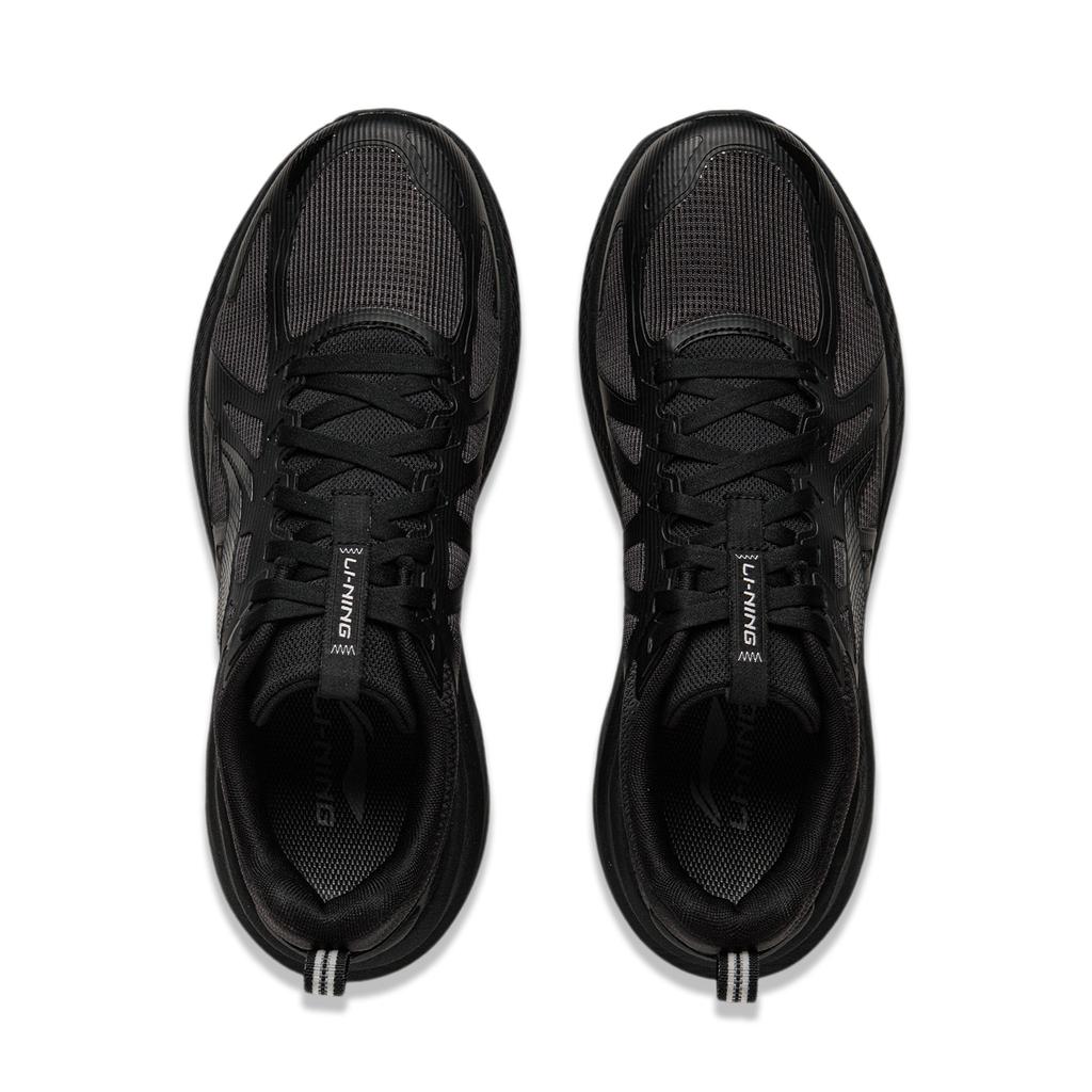 New LINING Leisurely Running Shoes Men's Low top Black ARSV027-5