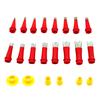 Seam Nozzle Kit 16 Sizes Universal Integrated Seam Beauty Nozzles with 6 Bases Duckbill Design Reusable Nozzles Tips for Precise Joint Filling