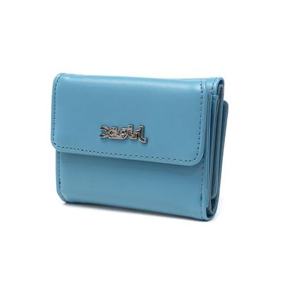Faux Leather Mini Wallet 105251054004 Blue One Size