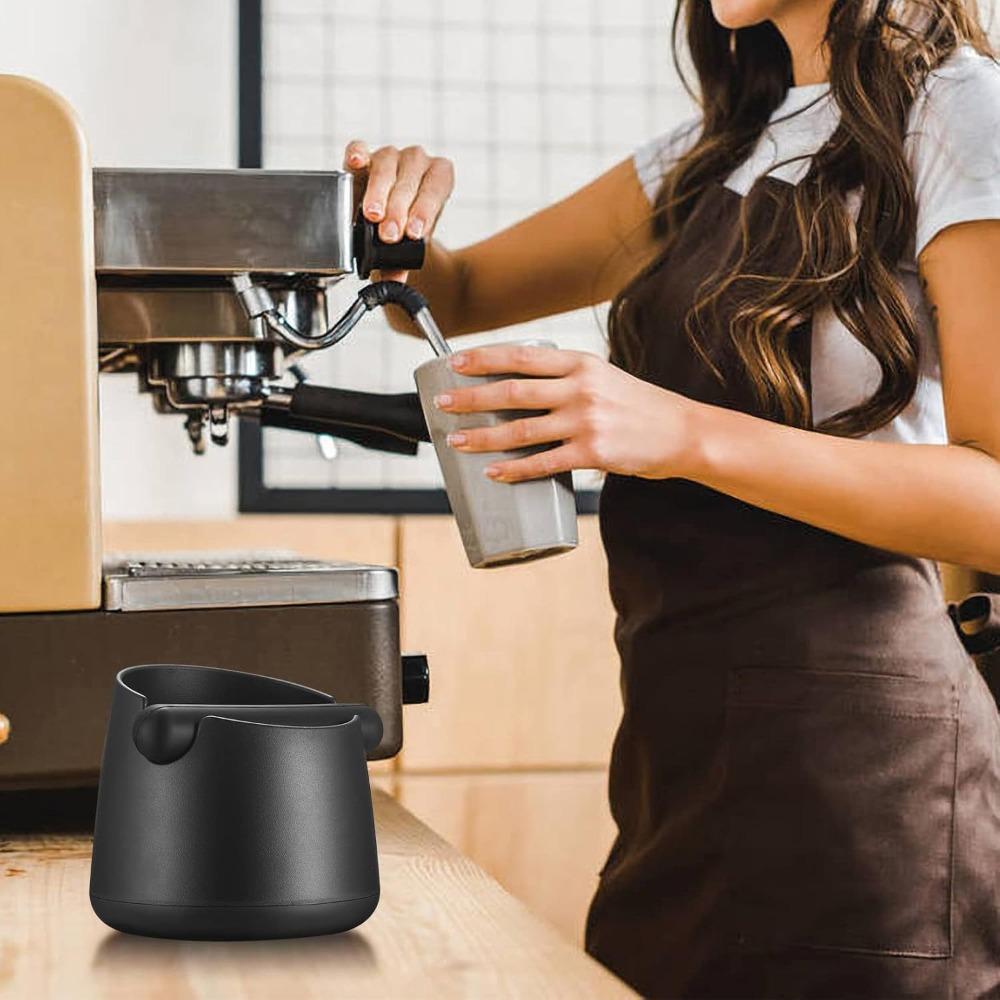 Anti Slip Base Coffee Knock Box Espresso Grounds Container  Espresso Machine Accessories