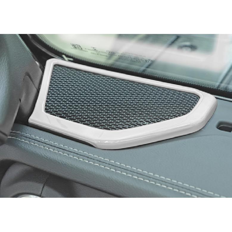 2XCar Interior Accessories A pillar Speaker Trim for  Jeep Wrangler JL &JT White