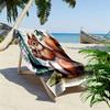 Whimsical Squirrel Woodland Scene Print Beach Towel, Quick Drying, Suitable for Travel, Outdoor Sports, Jogging, the Beach and Swimming, Gift