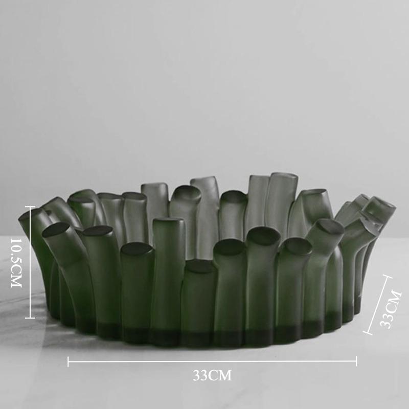 Creative Plates Table Decoration Fruit Bowl Minimalist Unique Plate Storage Decorative Trays Elegant Organizer Home Ornaments