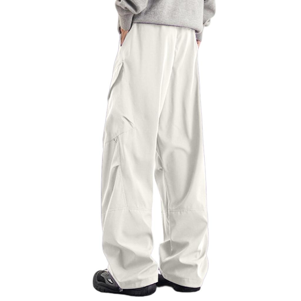 Men's Outdoor Loose Leisure Windbreaker Pants Multiple Pockets Workwear Mountain Climbing Pants