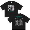 Vintage Hip Hop Gothic Streetwear Short Sleeve T-Shirt, Zayn Malik KONNAKOL 2026 Album Graphic Print Casual T-shirt