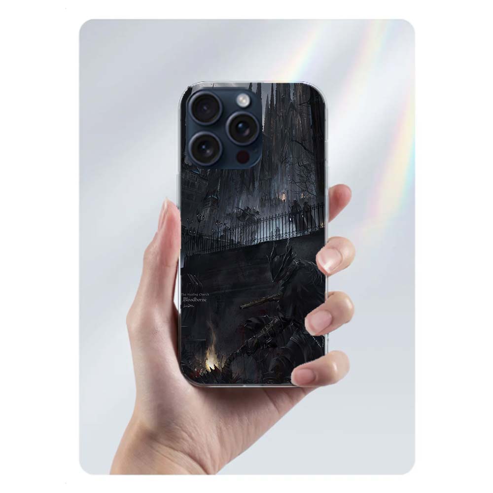 

Game Bloodborne Capa Phone Case For Iphone 17 Air 16 Pro Max 15 12 Pro 14 Plus 17E 16E 11 13 Mini Cover Cases Fundas Cell Clear iPhone 13 Mini
