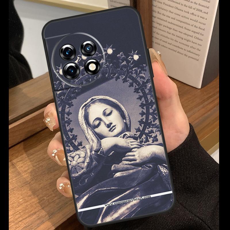 Virgin Mary Christian Case For OnePlus 15 R 13T 13R 12R 10T 8T 13 12 11 9 10 Pro Nord 5 CE 4 2 3 Lite N20 N30 Cover