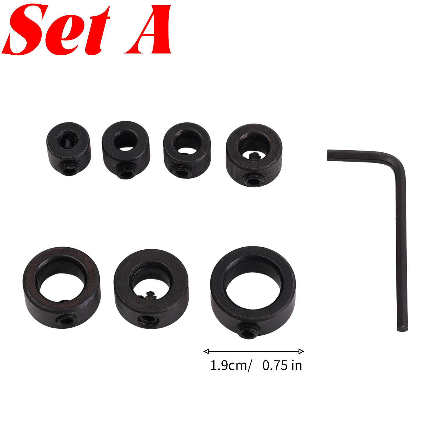 

Wholesale Stopper Wheel Collar with Hex Wrench Inner Diameter 3mm-16mm for Machine Tools Industry Bore Shaft Lock Collars Tools 1 Set