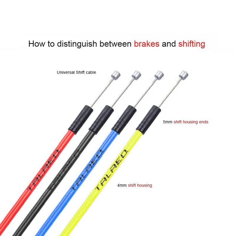 Buy 4 Colors Professional Bicycle Front/ Rear Brake Gear Cable Set