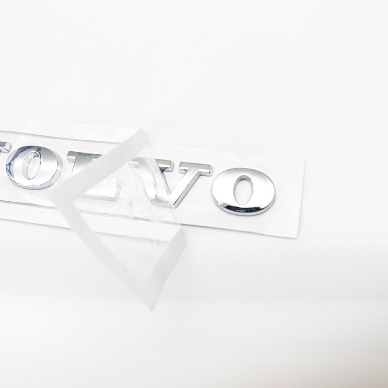 Car ABS 3D Letter Sticker VOLVO Trunk Logo Sticker For Volvo XC60 XC90 S60 S80 S60L V40 V60 T5 T6 AWD Car Styling Accessories