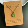 Neue Blume Anhänger Halskette für Damen Koreanische Mode Süß Romantisch Choker Halskette Goldene Farbe Gliederkette Hals Schmuck Geschenk