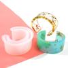 Epoxy Bracelet DIY Set: Mirror & Irregular Silicone Molds with Resin Glue