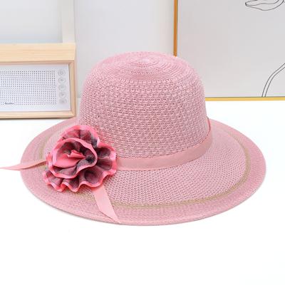 Summer Sun Protection Hat Women's Bow Beach Hat Outdoor UV Protection Sun Hat for Outings