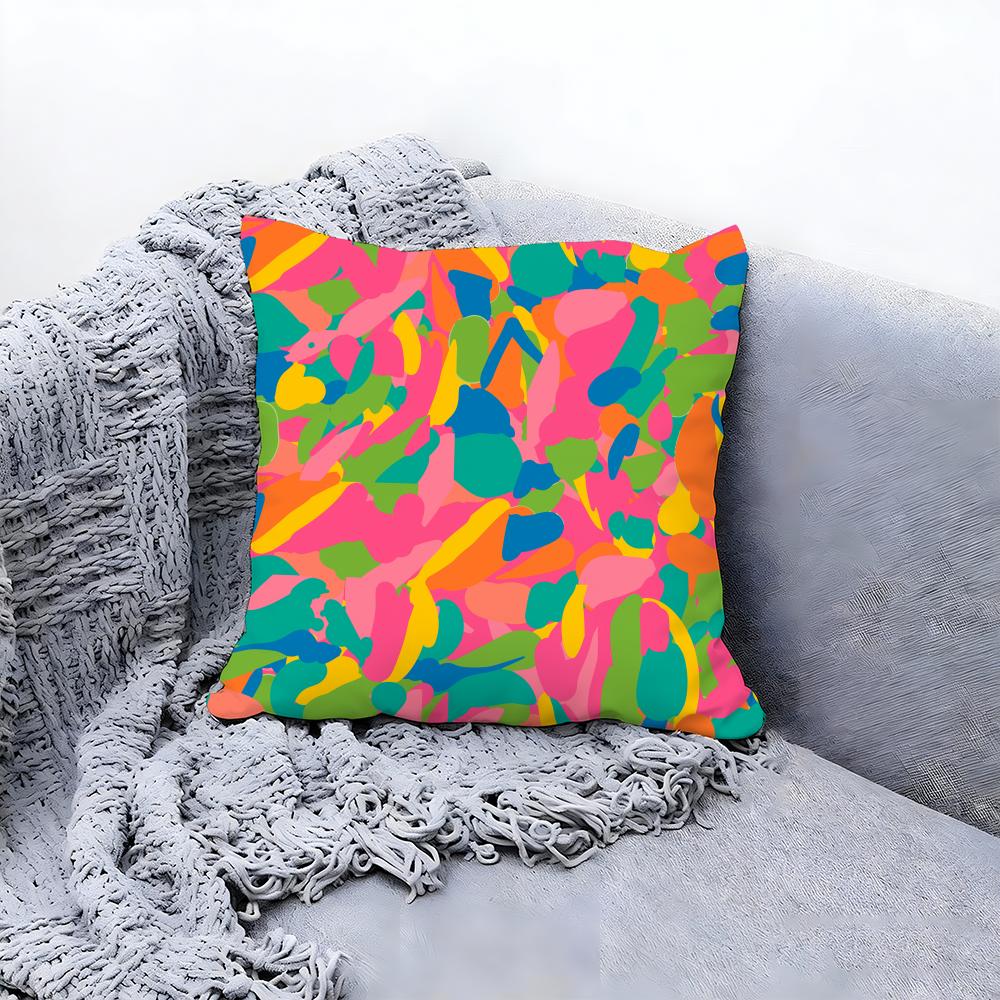 

A-Asahina Mafuyu Chibi Cushion Cover Premium Comfort Reversible Pillow Cove -Two in One Design for Any Room & Car Interior 30cmx30cm