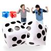 Inflatable Multi Color Blow-Up  Big Dice Toy Stage Prop Group Game Tool Casino Poker Party Decorations Pool Beach Toy