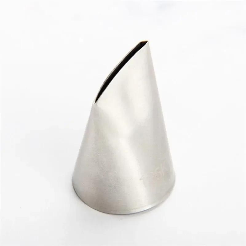 3pcs Rose Petal Nozzles Stainless Steel Pastry Nozzle Fondant Cake Decorating Nozzle Confectionery Icing Piping Tips Baking Tool