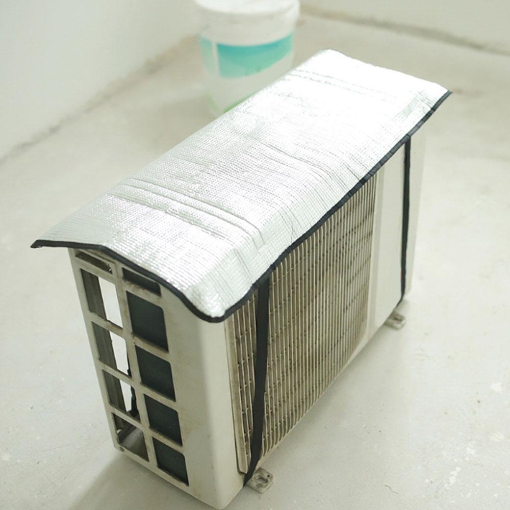 Outdoor AntiDust AntiSnow Cleaning Air Conditioning Cover Aluminum Film Sunscreen and Waterproof Air Conditioning Cover