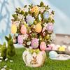 Easter Egg Tree 3D Popup Greeting Cards Creative Durable Flower Pop Up Cards Paper Forever Flower Bouquet Blank Note Card