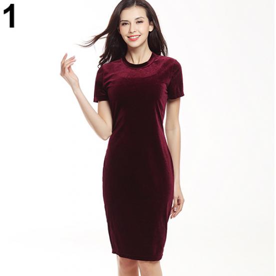 Buy Women's Elegant Round Neck Short 