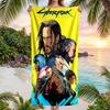 Cyberpunk Fashion Beach Towel: Ideal for Summer Adventures Soft, absorbent and quick drying suitable for swimming and bathing