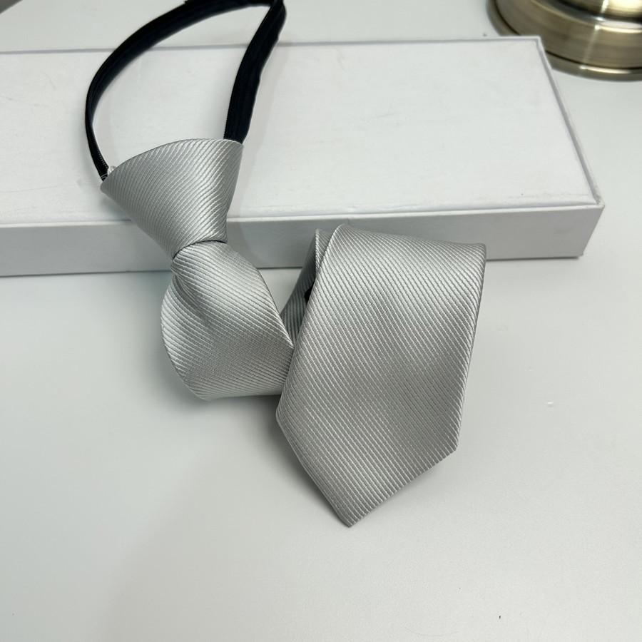 Herren Krawatte Saphirblau Einfarbig Lässig 5 cm Schmale Version Monochrom Reißverschluss Typ Freihändig Einzug Druck