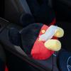Car  Armrest  Box  Tissue  Box Plush Cartoon Animal Shaped Tissue Box Sun Visor Hanging Drawer