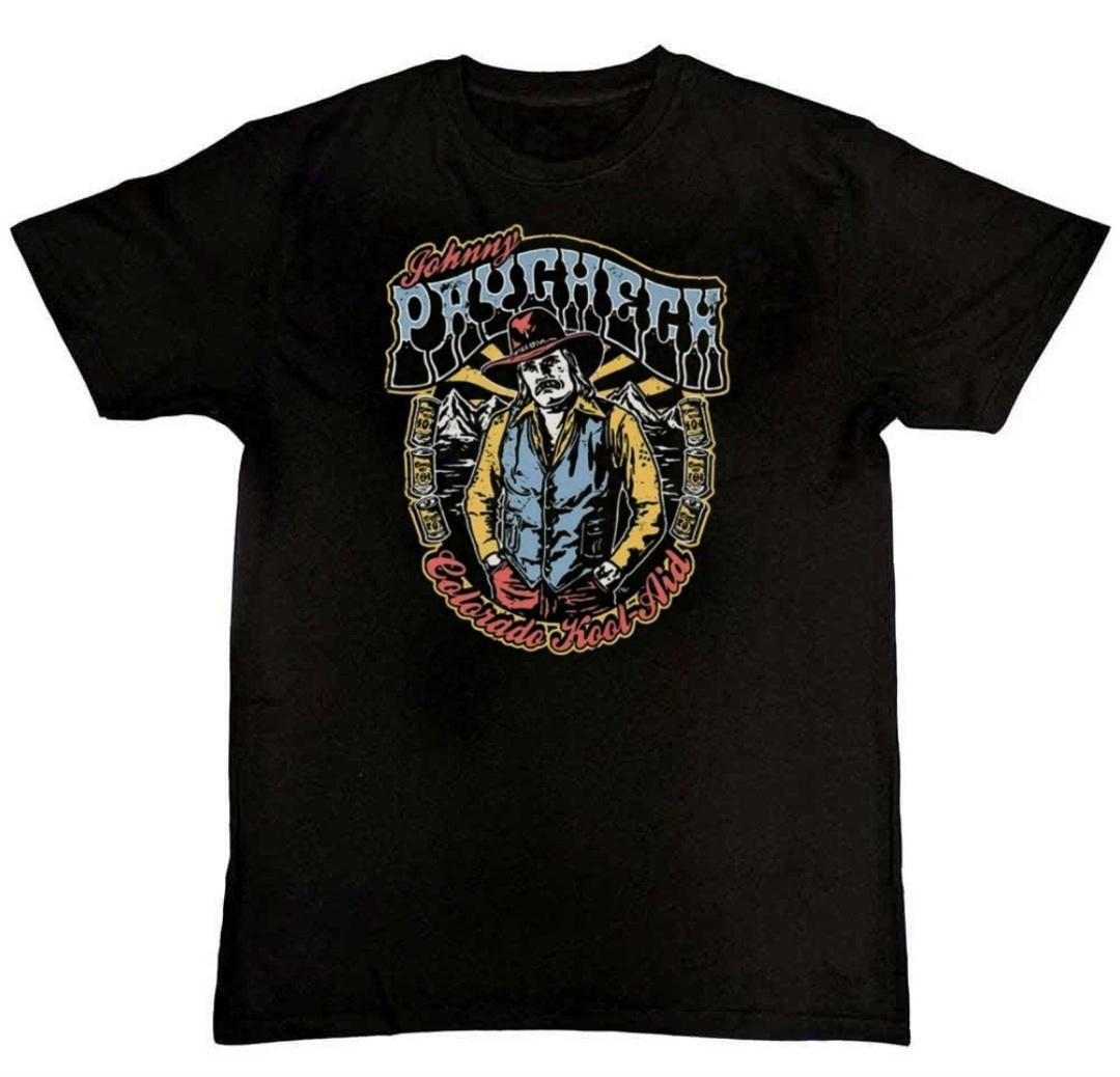 Johnny Paycheck Graphic Print Mens T-Shirt S