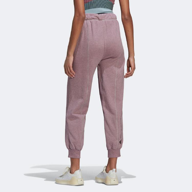 Adidas X Stella McCartney Solid Color Casual Lace-Up Sports Pants Women Pants Purple HB7413