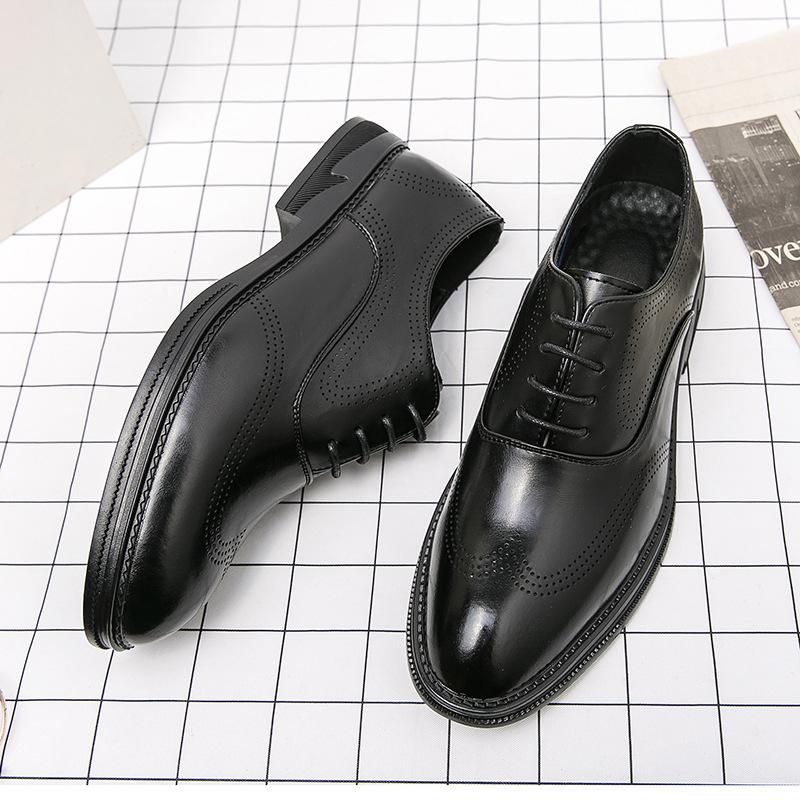 

Внешняя торговля весна новая броги мужские туфли резные кожаные туфли модные дышащие повседневные деловые туфли для платья свадебные туфли 45