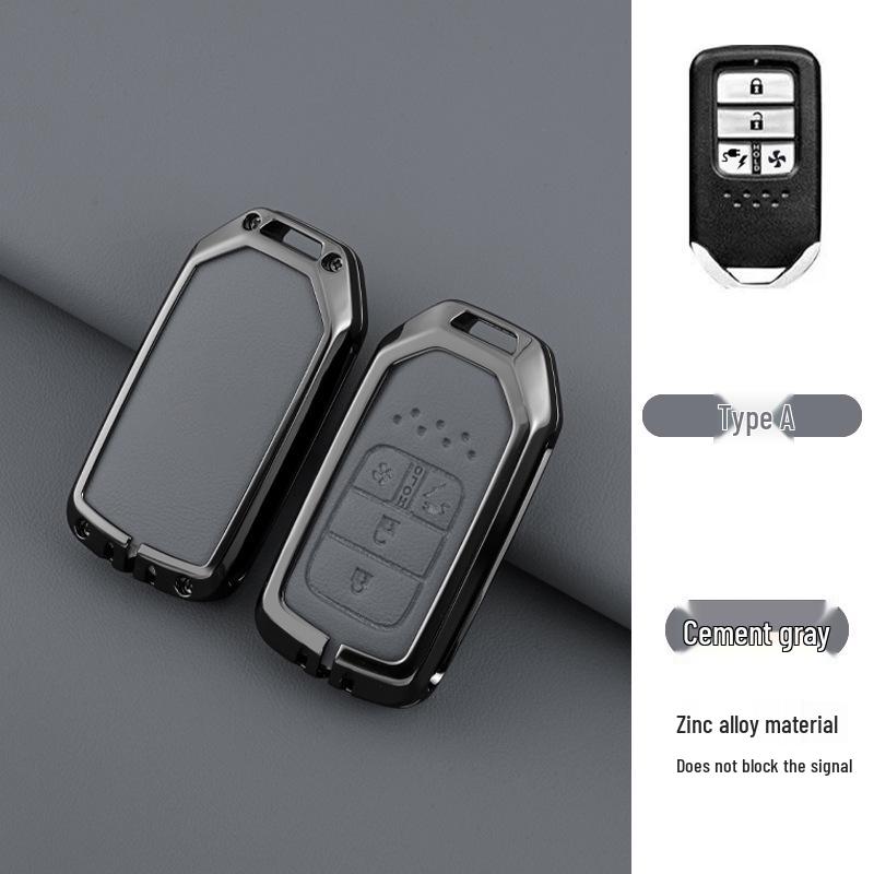 Stylish Metal Car Key Case for XRV, Fit, Vezel, URV, Fengfan, Xiangyu - Personalized Luxury Remote Shell Cover