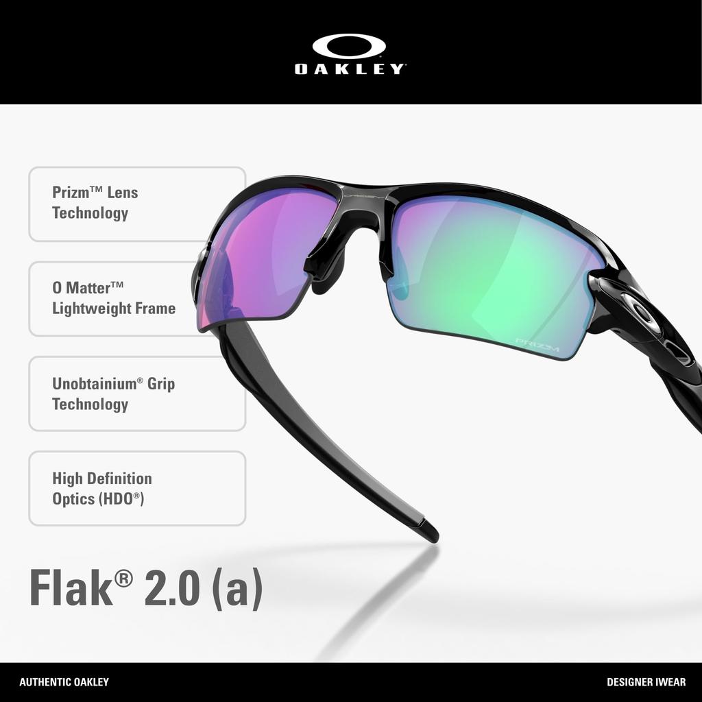 Sunglasses Unisex Adult 0OO9271 FLAK 927109 Prizm Golf 61 [Oakley] 2.0 (Asia Fitting)