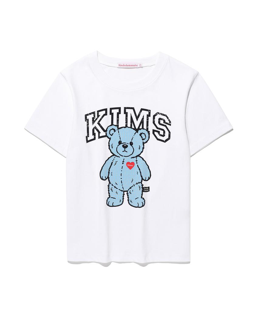 Kimseupeulesikoteunmakes Goofy Little Bear T-Shirt Blue