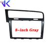 Piano color black For Golf Mk7 Trim 8 "Inch & 9" Inch Screen Bezel For Golf 7 CD Radio Plates Decorative Frame Panel